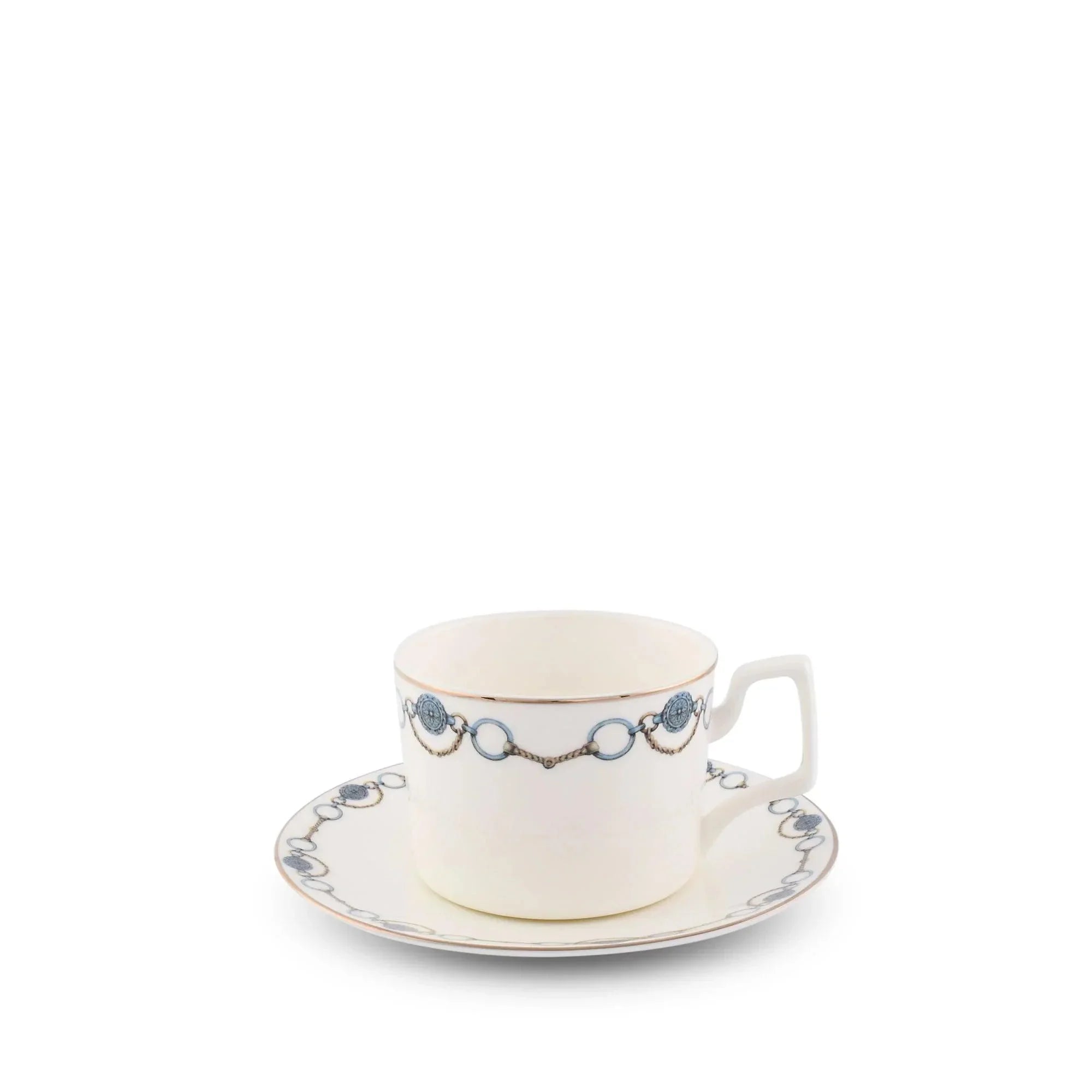 Bone china Conchos Western Cup and Saucer - Your Western Decor