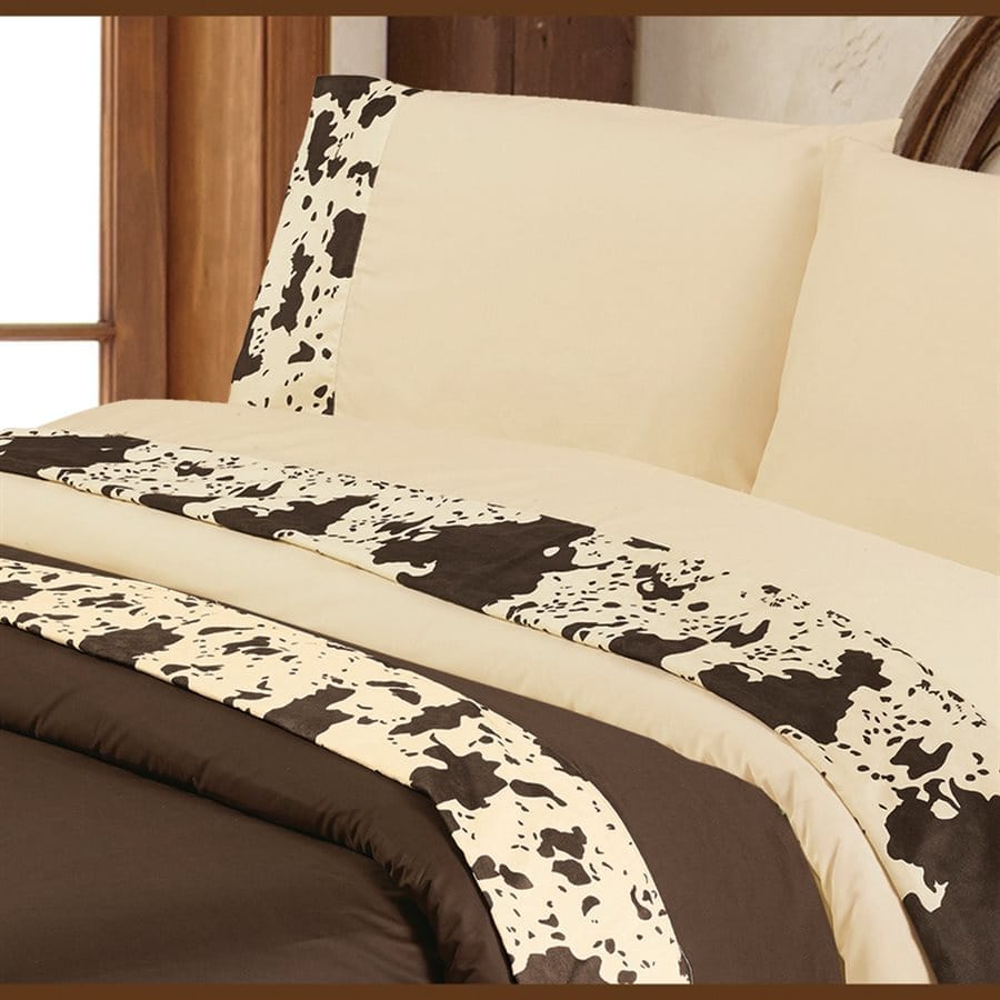 Cowhide print sheet sets - Your Western Decor