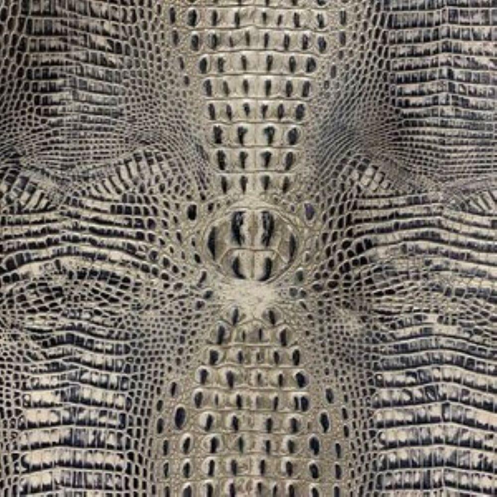 Croc Grey Embossed Leather - Your Western Decor