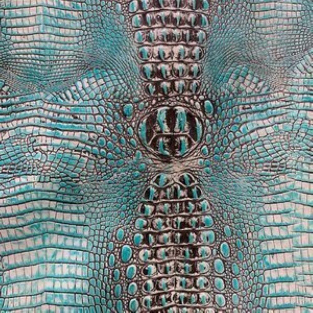 Croc Topaz Spine Embossed Leather - Your Western Decor