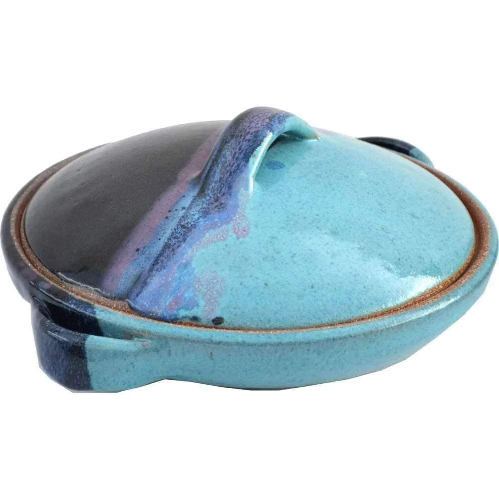 Glazed Stoneware Casserole Dish - 2 Sizes - Your Western Decor, LLC