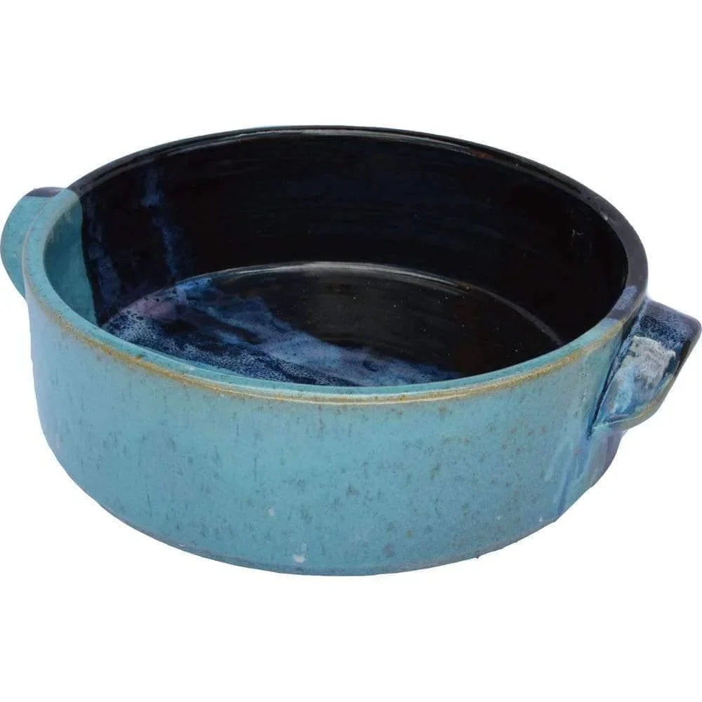 Glazed Stoneware Casserole Dish - 2 Sizes - Your Western Decor, LLC