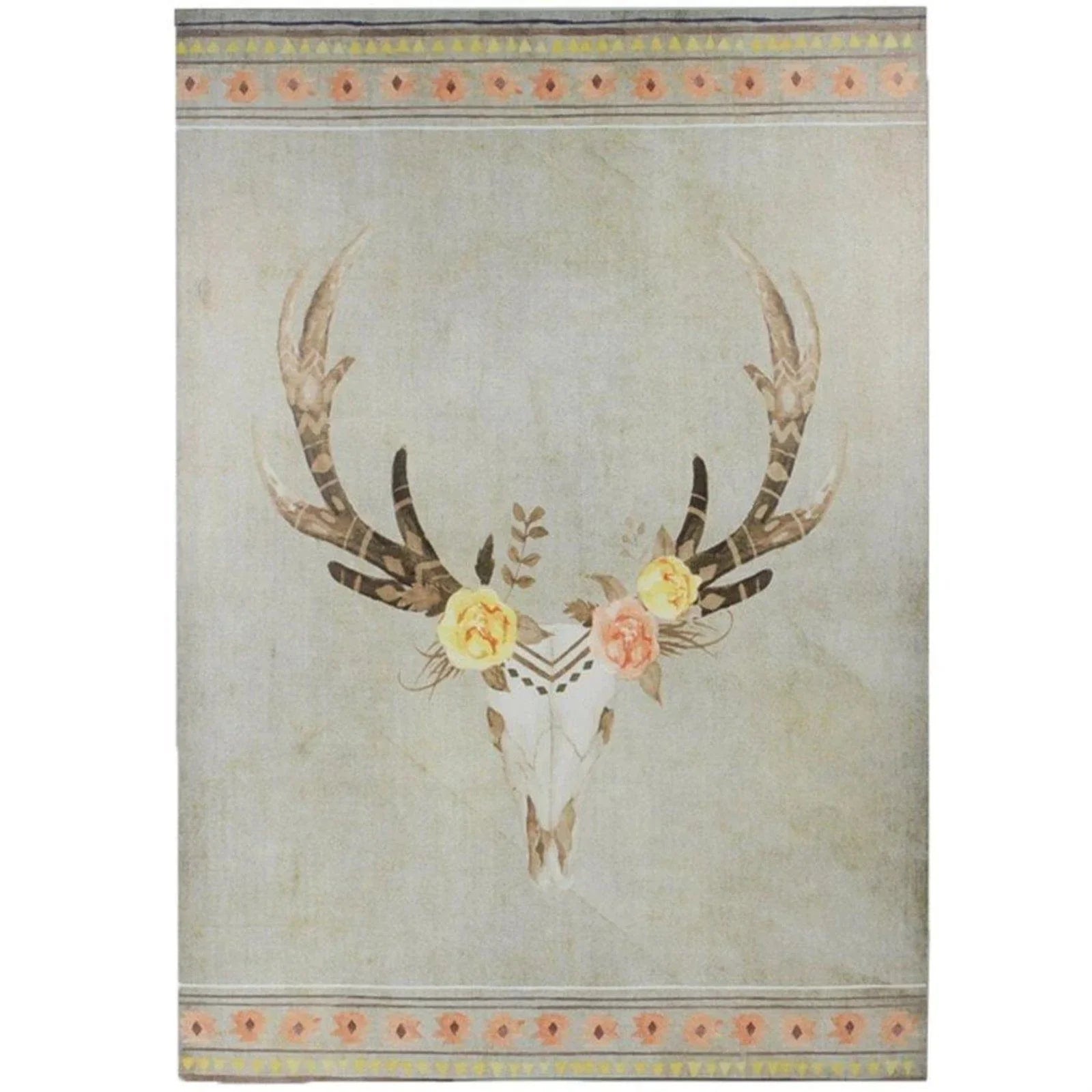 Desert Skull Boho Canvas Art - Your Western Decor