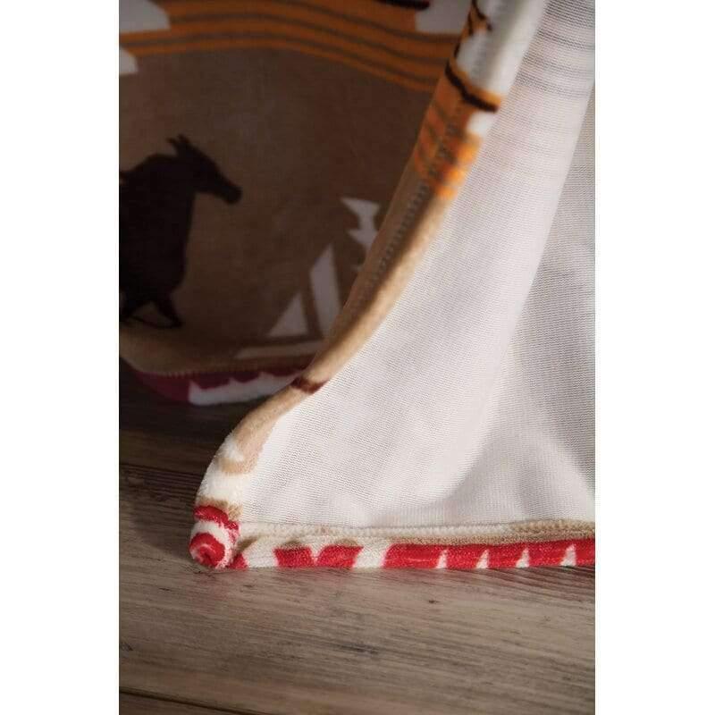 Diamond Ranch Western Curtain Detail - Horse Decor - Your Western Decor