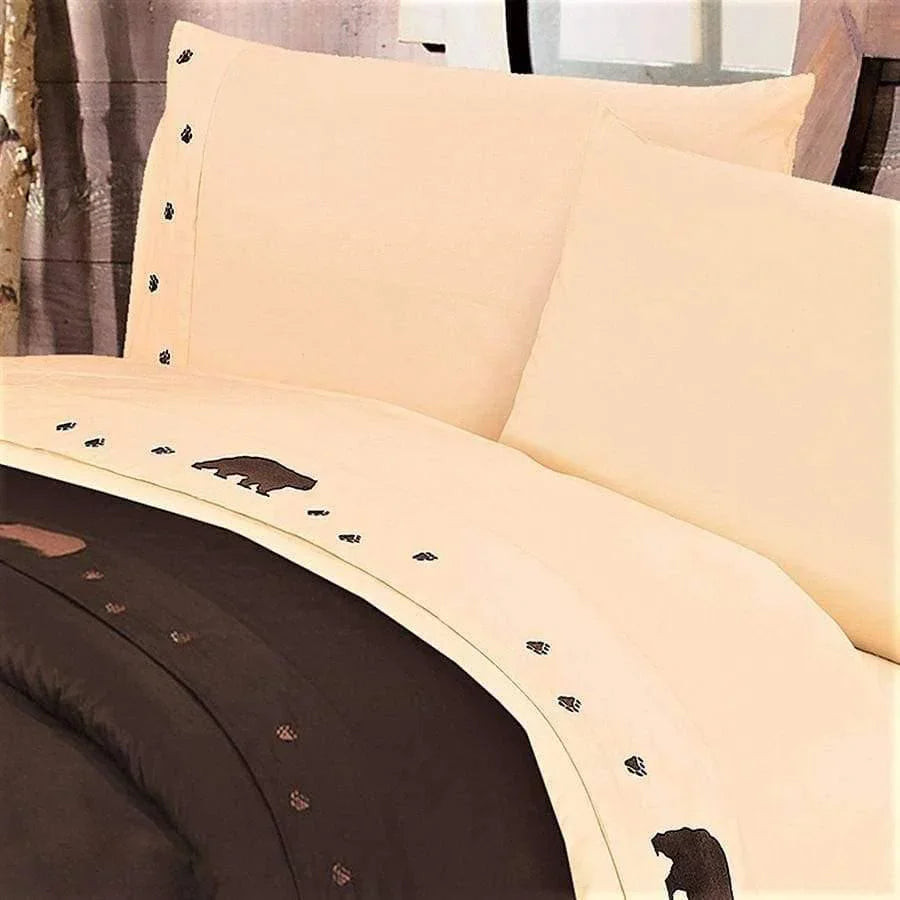 Lodge Bear Sheet Sets - Your Western Decor, LLC