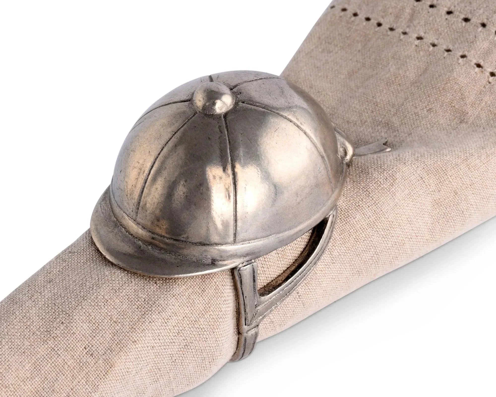 English Riding Helmet Napkin Ring - Equestrian Theme Tableware - Your Western Decor