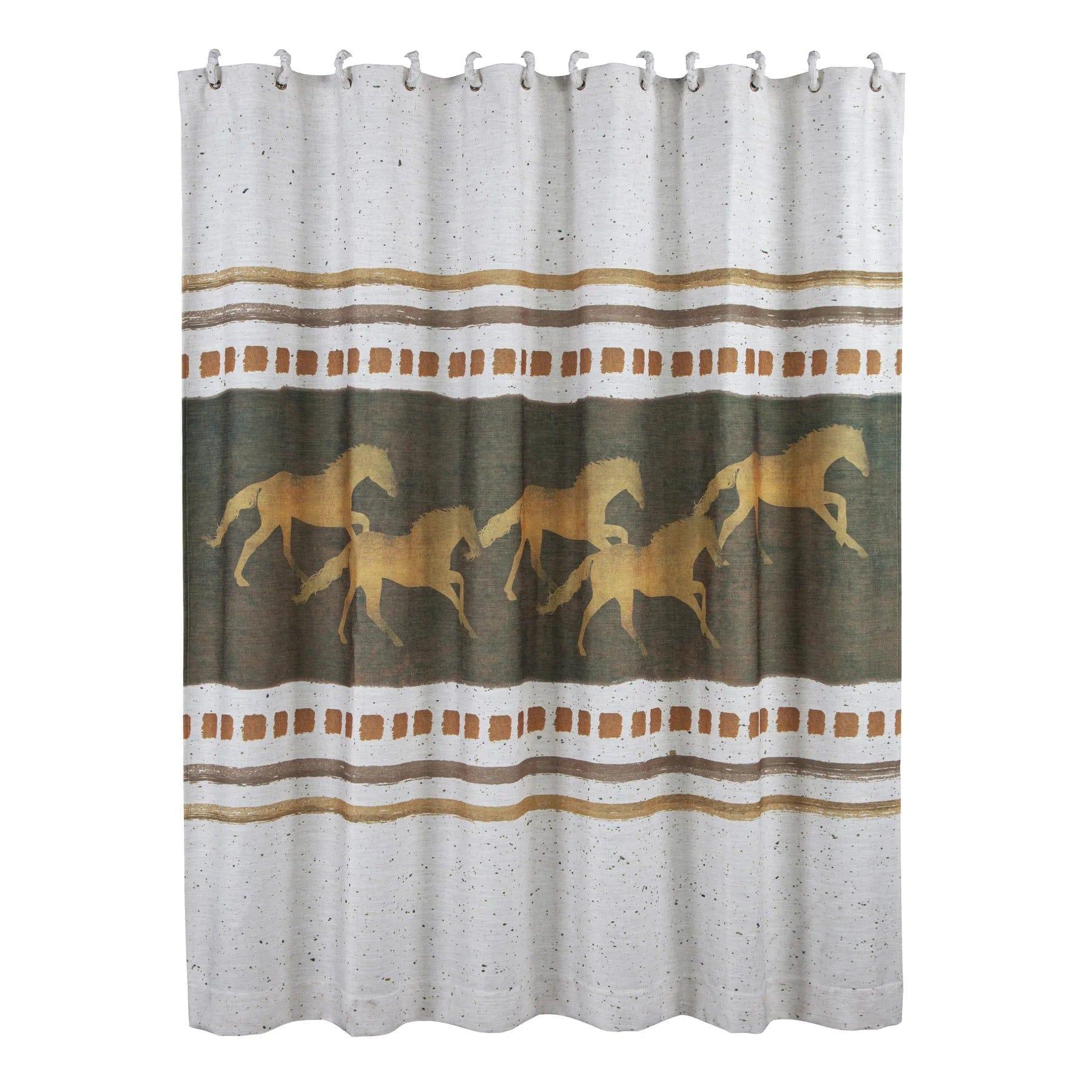 Equestrian Run Shower Curtain - Your Western Decor