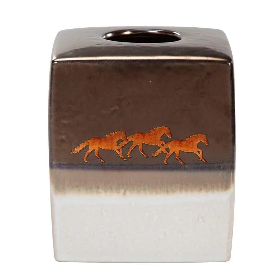 Equestrian Run Tissue Box - Your Western Decor