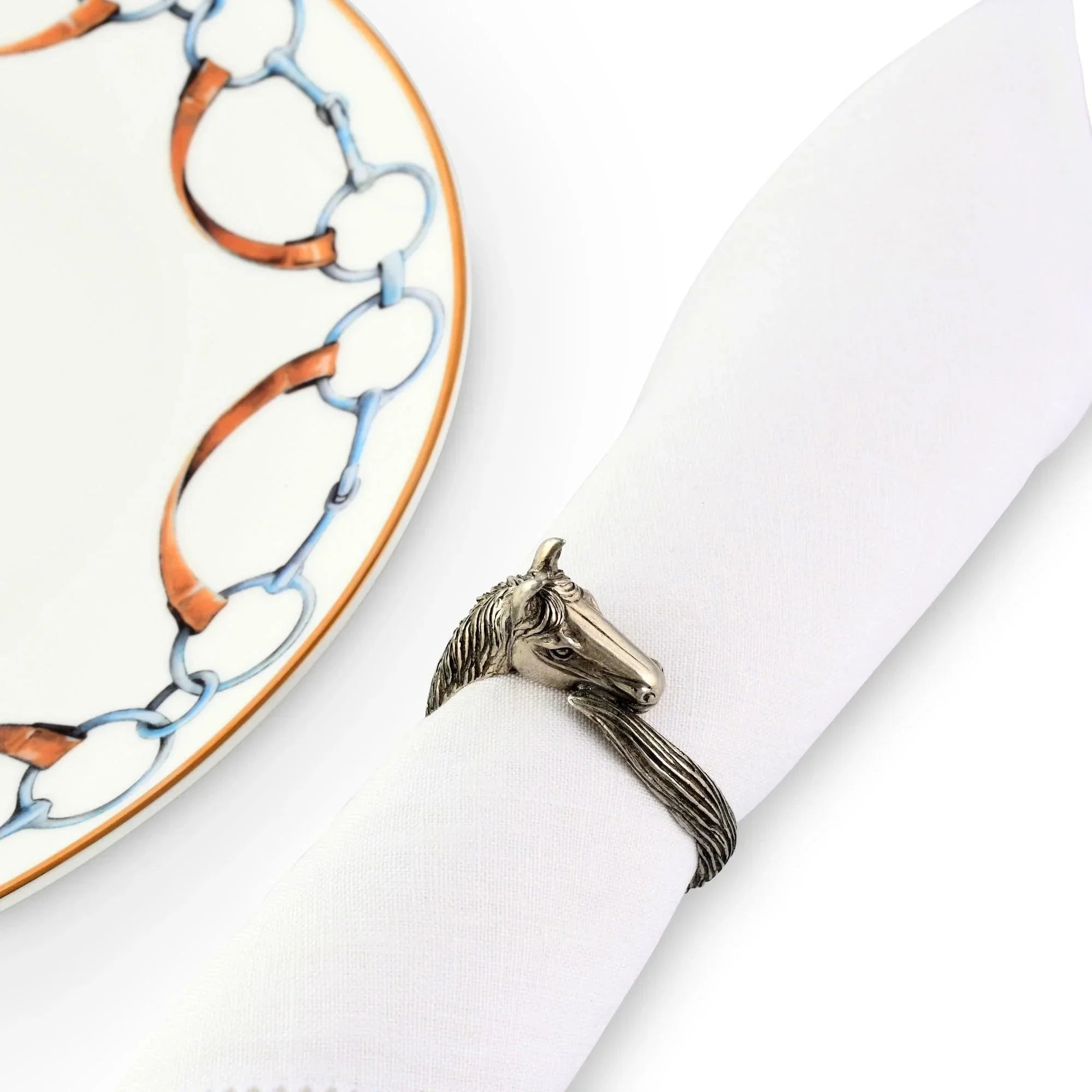 Equine Pewter Napkin Ring - Your Western Decor