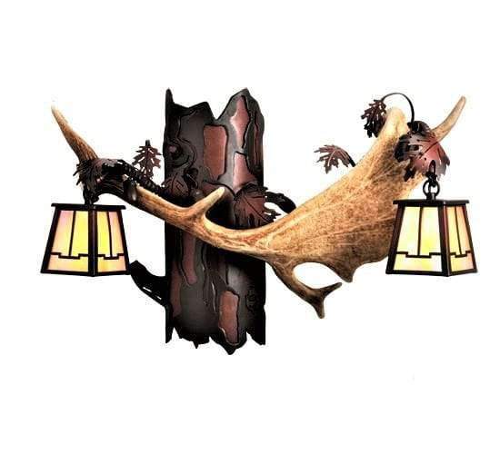 Fallow Antler Wall Sconce - Made in the USA - Your Western Decor