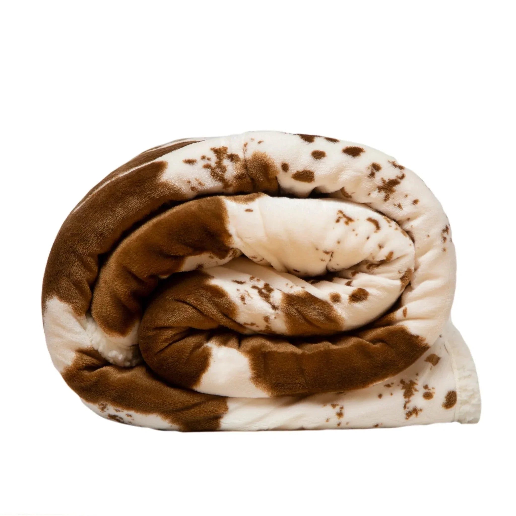 Faux Hair on Hide Sherpa Throw Blanket - Your Western Decor