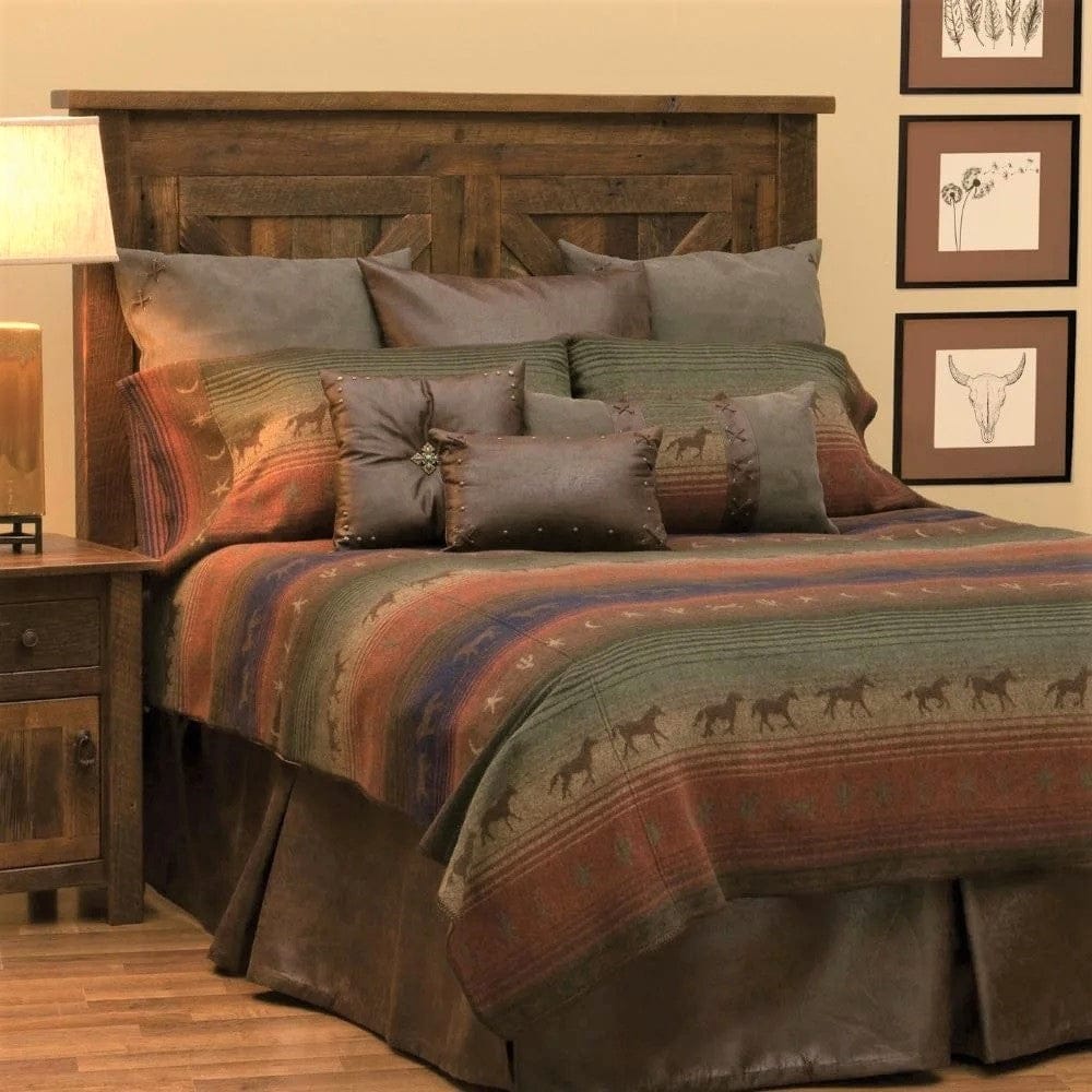 Galloping trails western coverlet bedding collection made in the USA - Your Western Decor