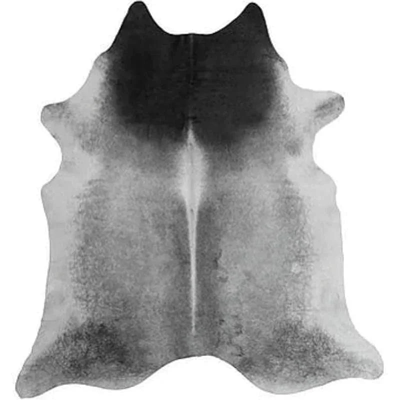 Gradient gris grey cowhide rug - Your Western Decor