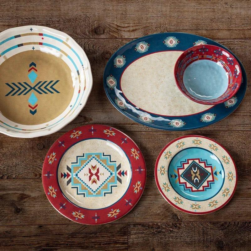 Happy Canyon Aztec Melamine Dinnerware - Your Western Decor