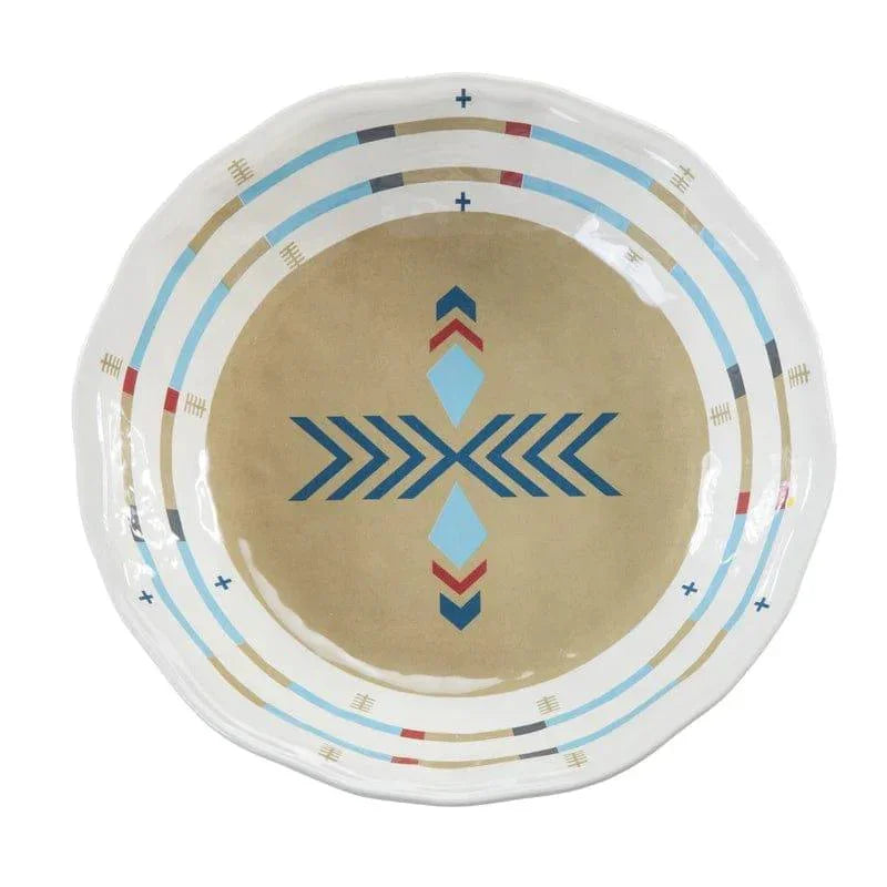 Happy Canyon Aztec Melamine Round Serving Bowl - Your Western Decor