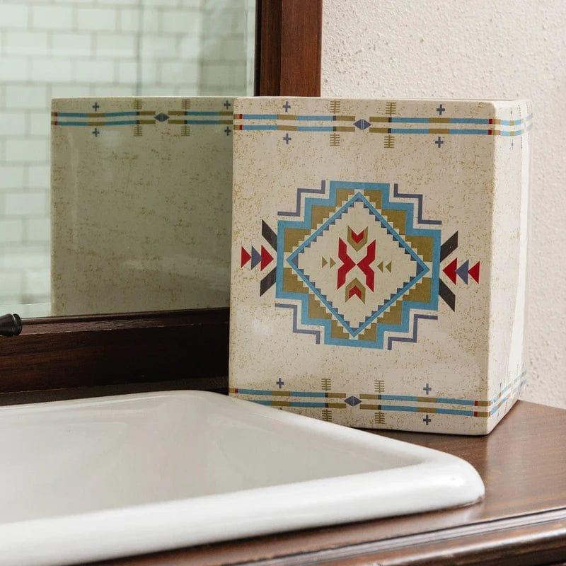 Happy Canyon Southwest Wastebasket - Your Western Decor