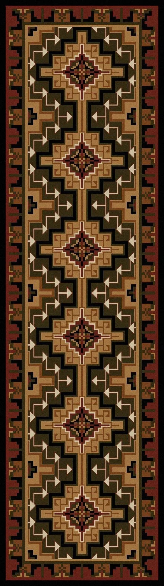 Hill Country Floor Runner made in the USA - Your Western Decor