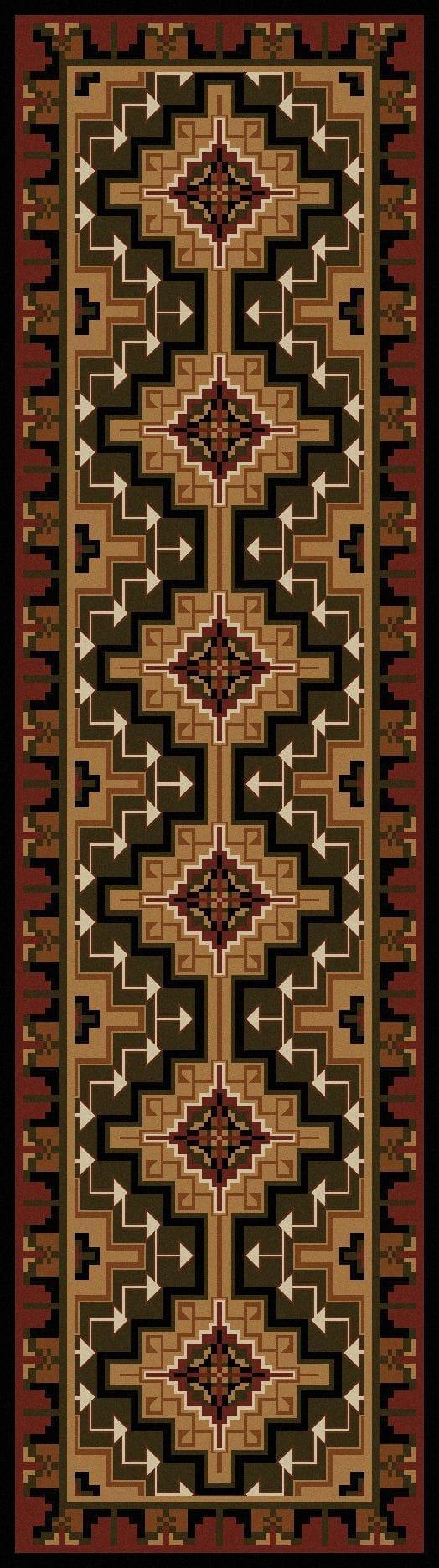 Hill country floor runner made in the USA - Your Western Decor