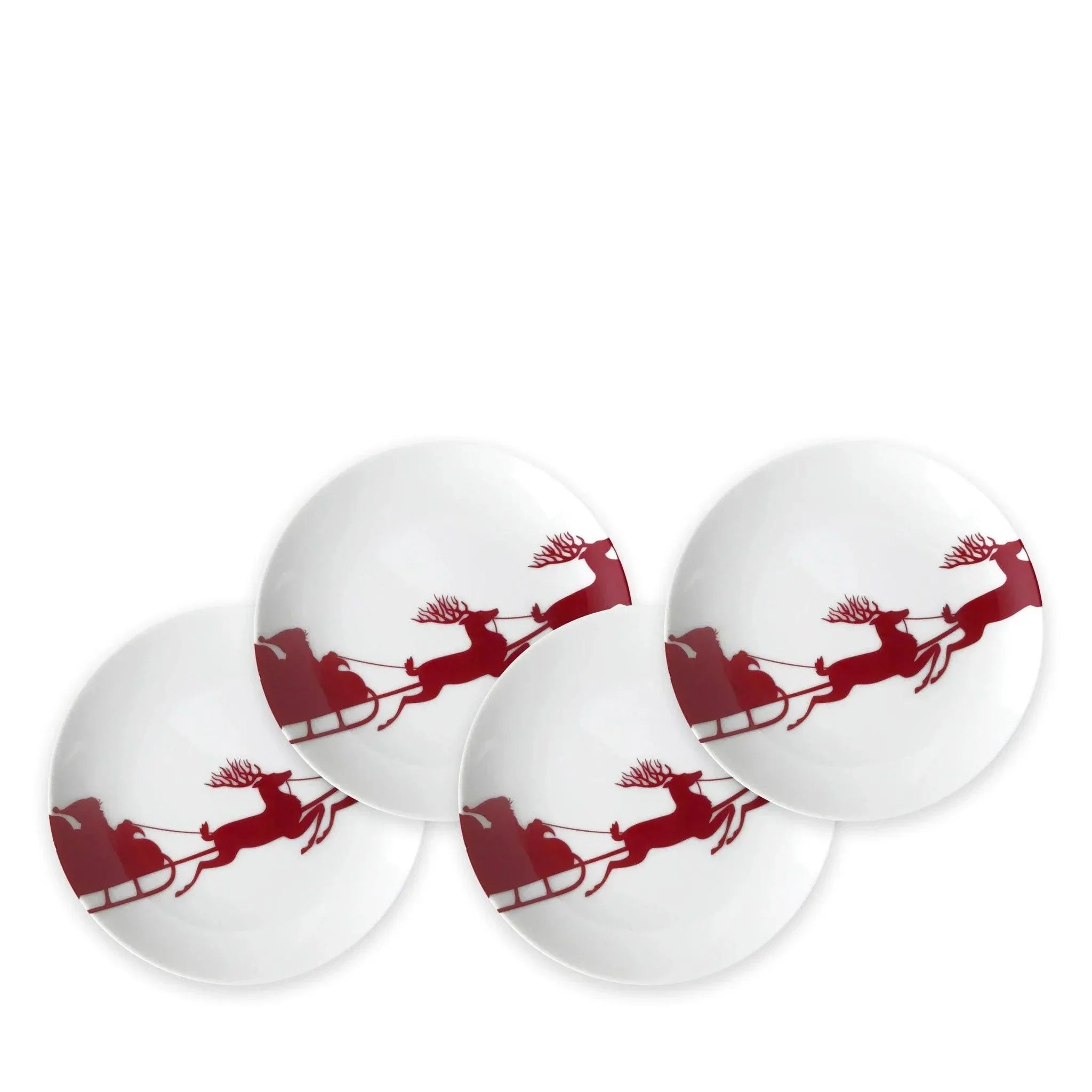 Ho-Ho-Ho Reindeer Canape Plates - Your Western Decor