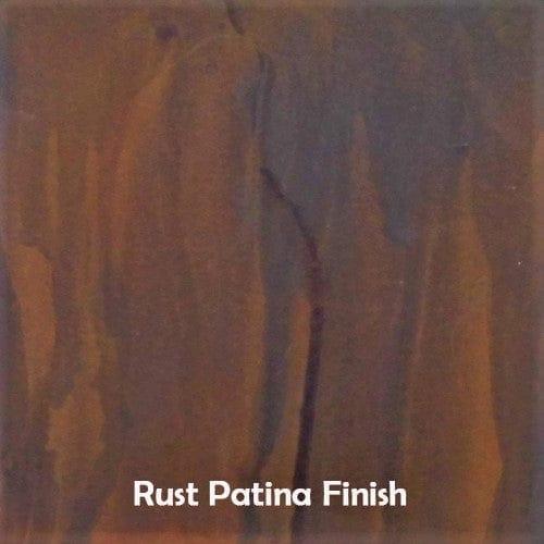 Rust Patina Iron Finish sample