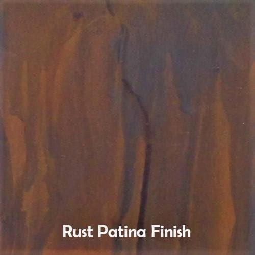 Rust patina fixture finish - Your Western Decor