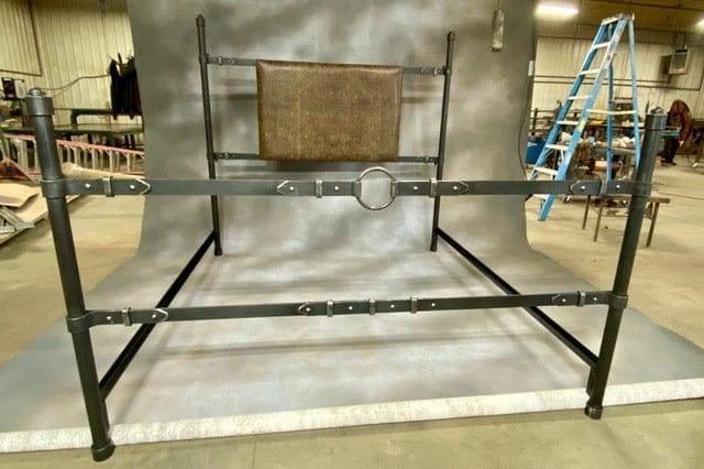 Iron Strap Western Bed made in the USA - Your Western Decor