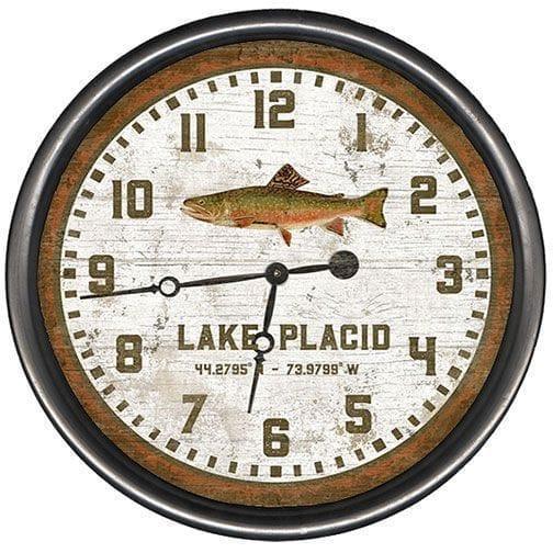 Vintage Lake Placid Wall Clock made in the USA - Your Western Decor