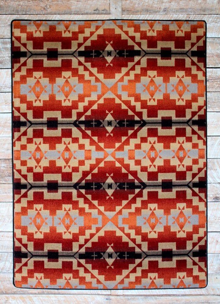 Life Path Fire Area Rugs made in the USA - Your Western Decor