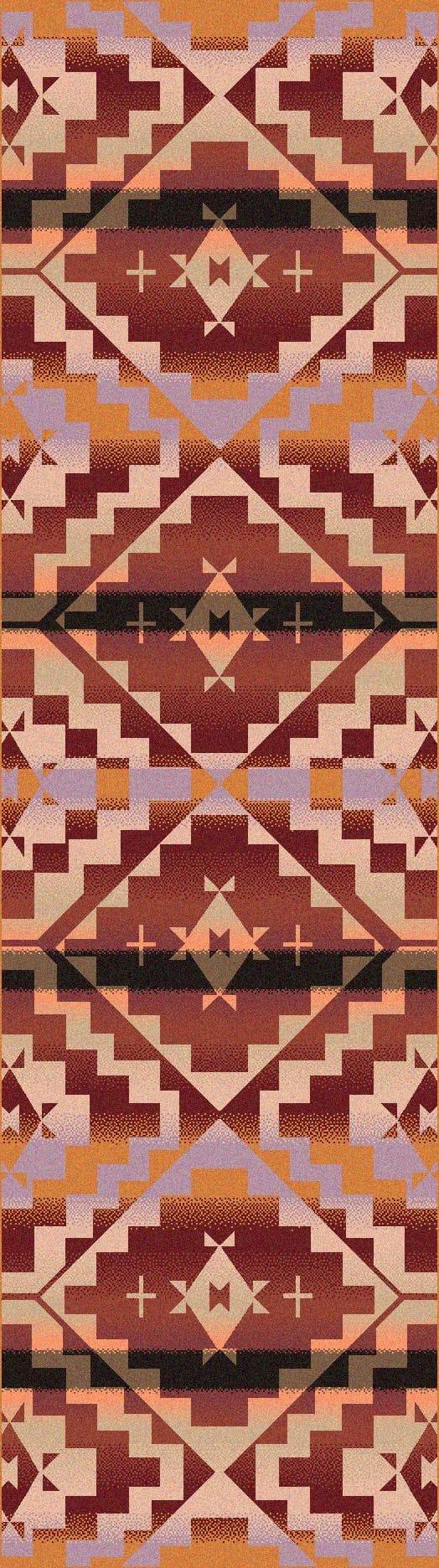 Life Path Fire Floor Runner made in the USA - Your Western Decor