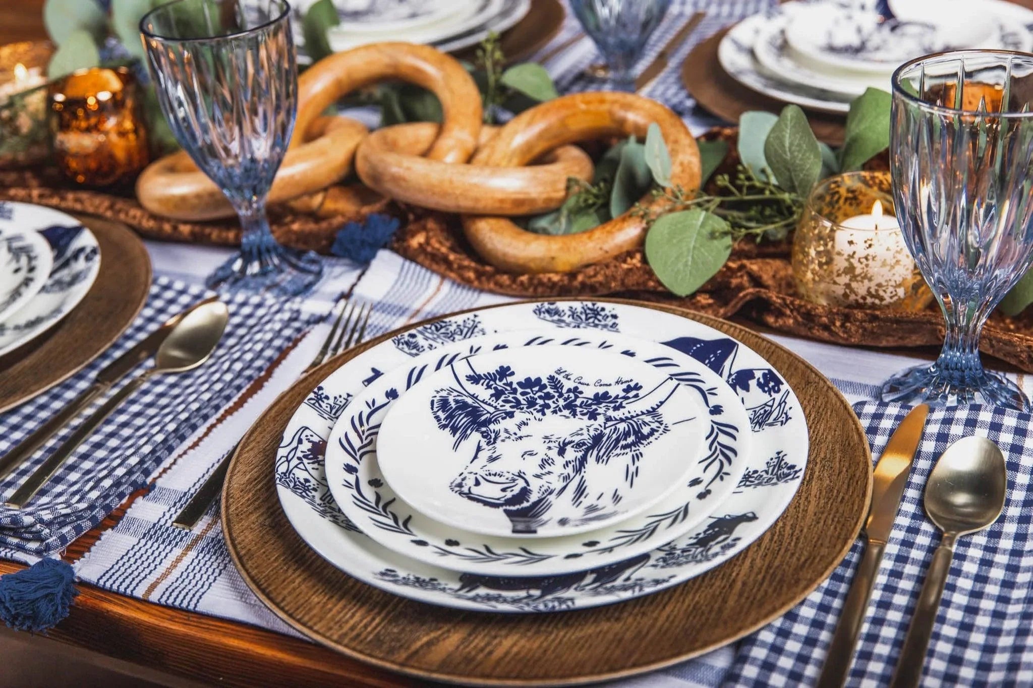 Lucky cows place setting - Your Western Decor