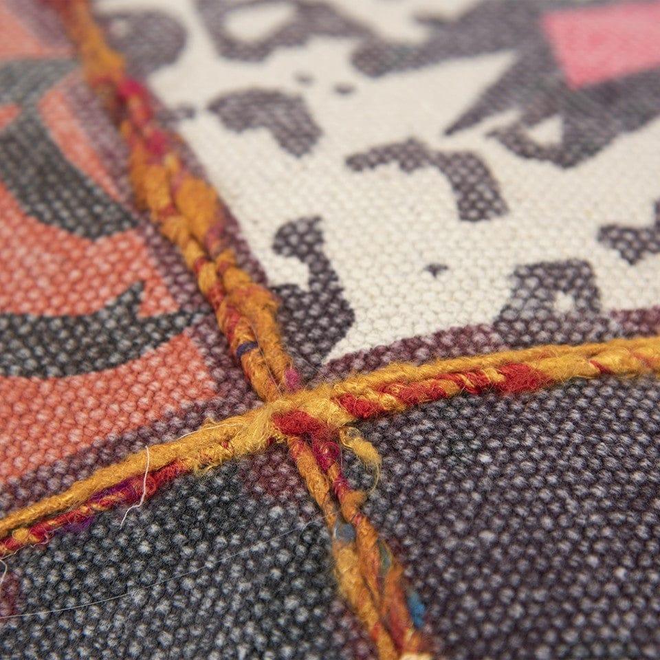 Multi Color Tribal Accent Pillow cover detail - Your Western Decor