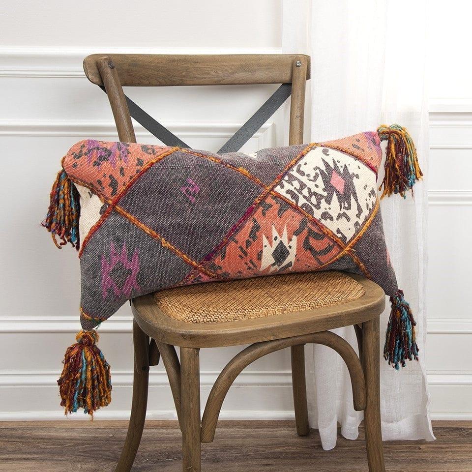 Multi Color Tribal Accent Pillow - Your Western Decor