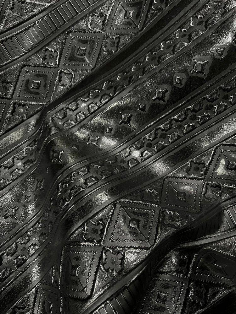 Navajo Black Southwestern Leather - Your Western Decor