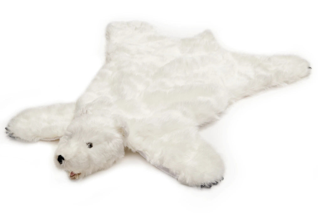 Pearly Polar Bear Kids Plush Rug - Your Western Decor