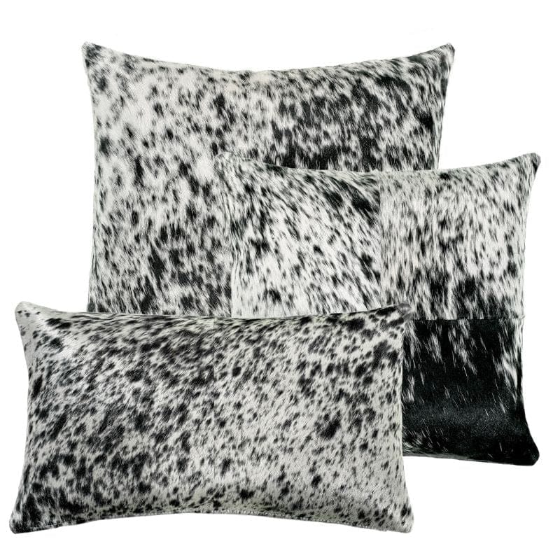 Peppered cowhide accent pillows 3 sizes - Your Western Decor