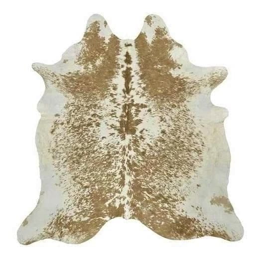 Peppered Palomino and white cowhide - Your Western Decor