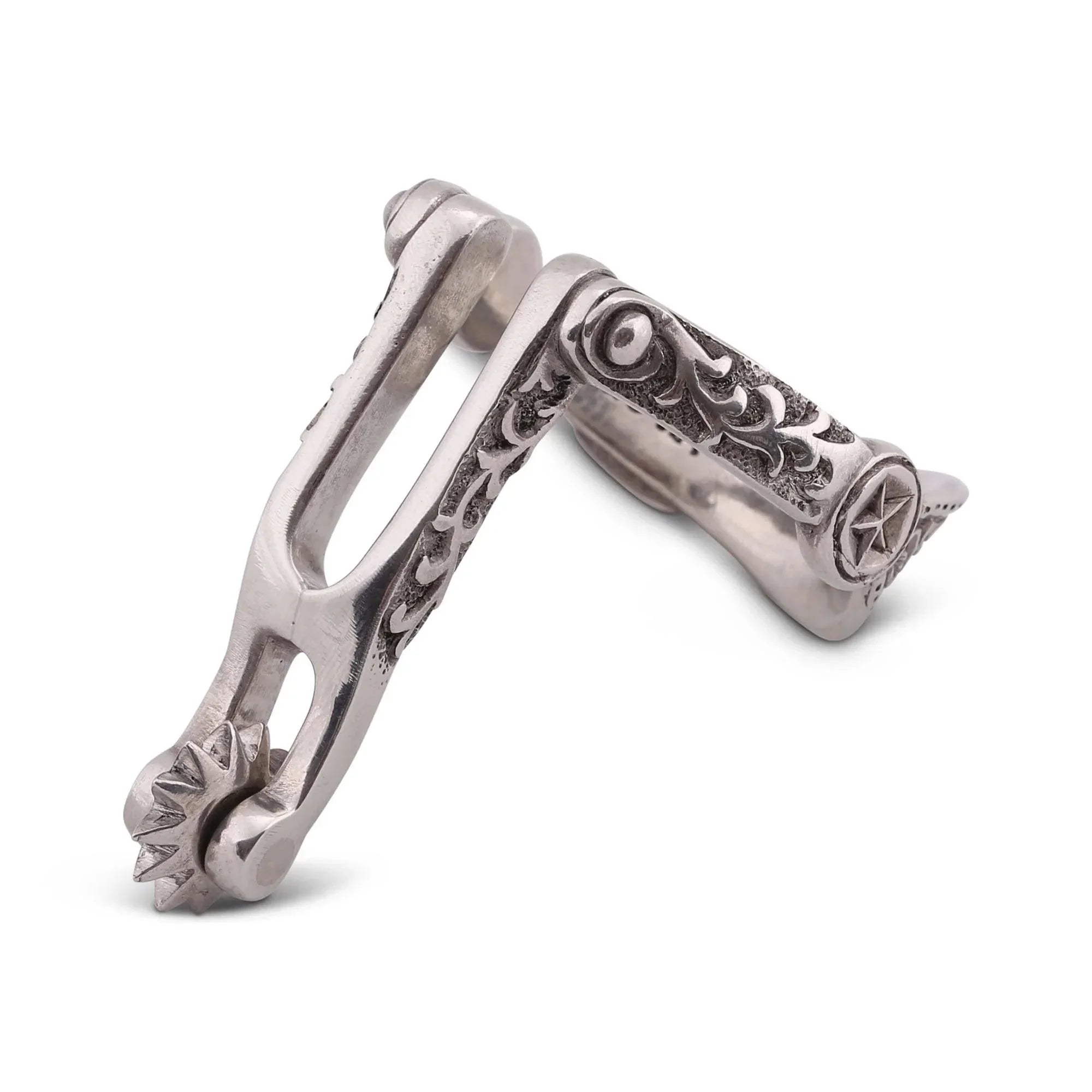 Pewter Western Spurs Napkin Ring - Your Western Decor