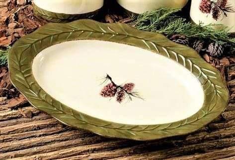 Pine Cone Serving Platter - Your Western Decor, LLC