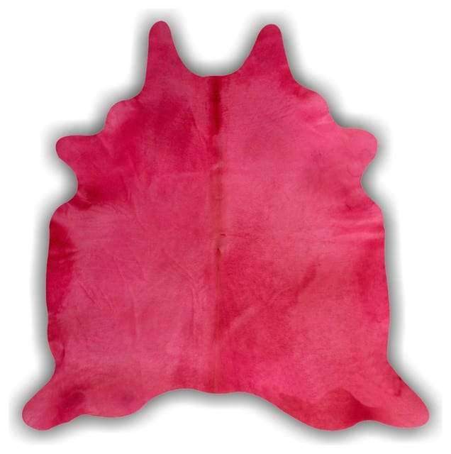 Dyed Pink Cowhide Rug - Your Western Decor, LLC