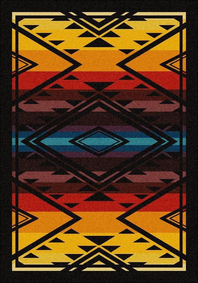 Rainbow Rainmaker Colorful Rugs 3'x4' - Made in the USA - Your Western Decor