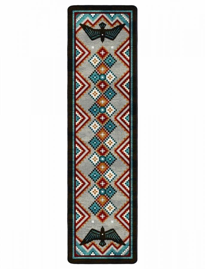 Raven Dance Colorful Southwestern Floor Runner - Your Western Decor