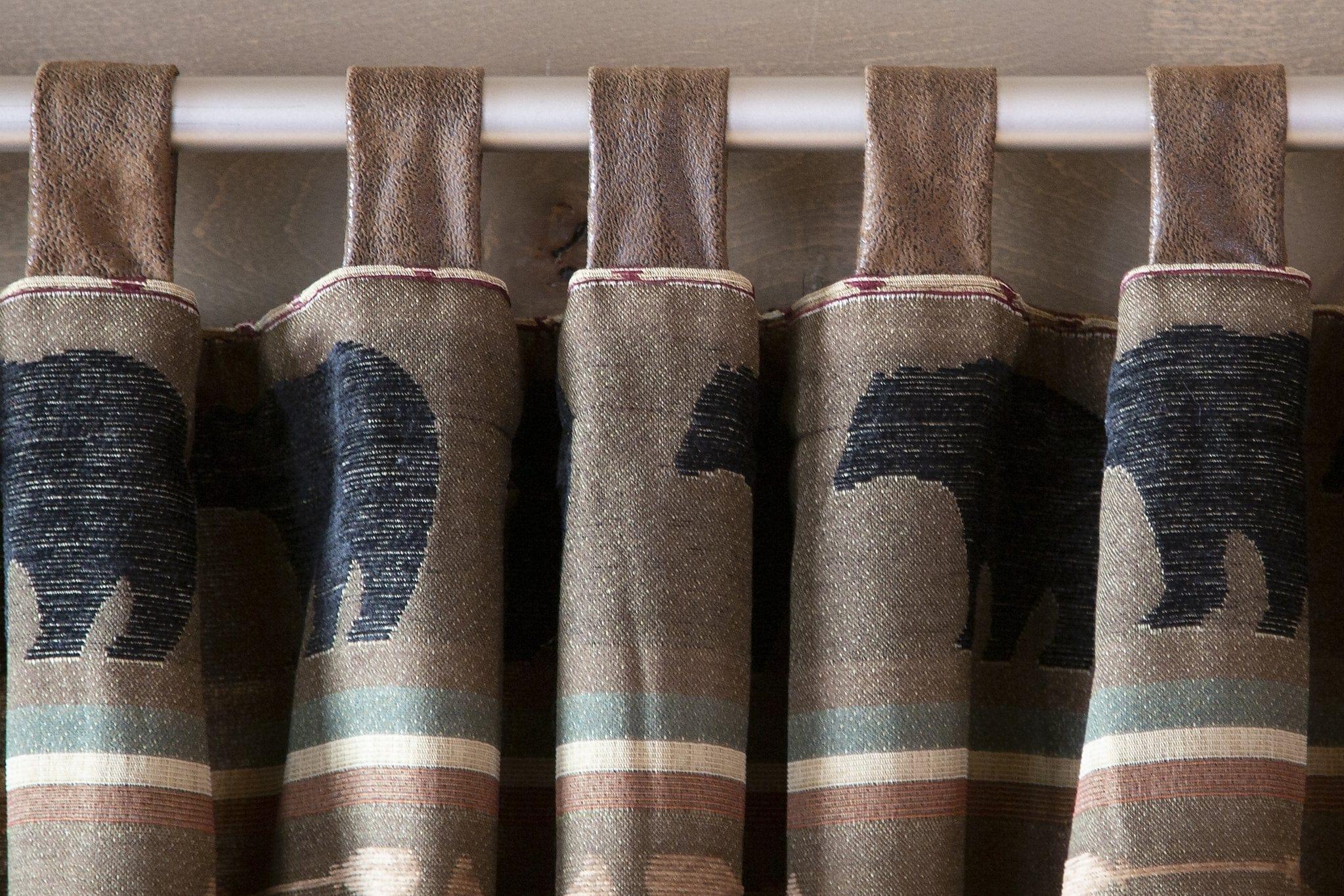 Rocky Heights Wildlife Tab Top Curtains. Your Western Decor.