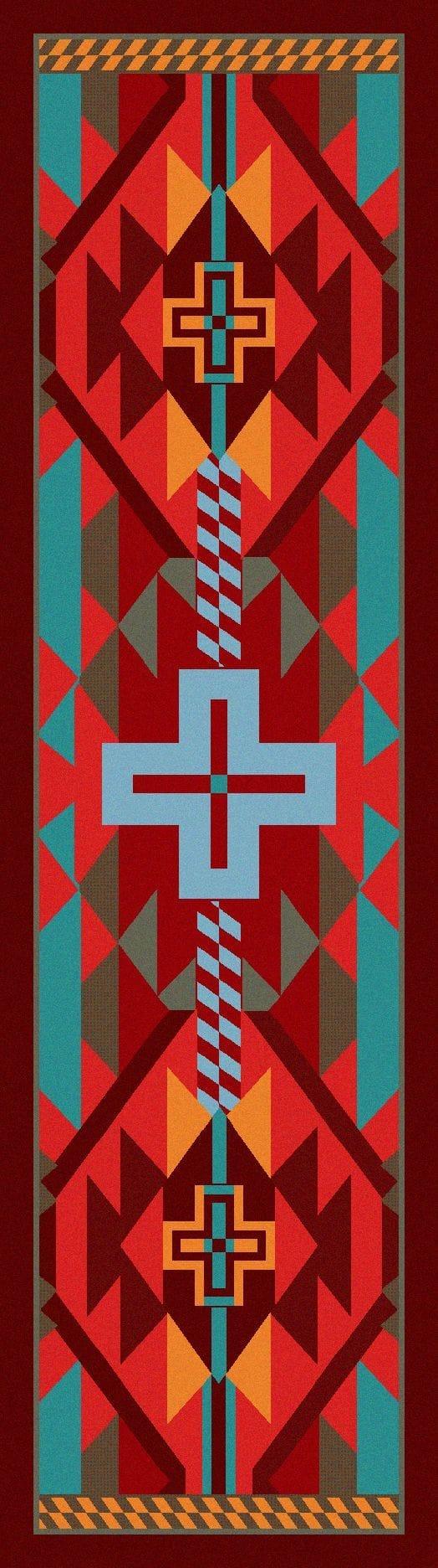 Rustic Cross Southwest Rugs in Several Colors - Your Western Decor