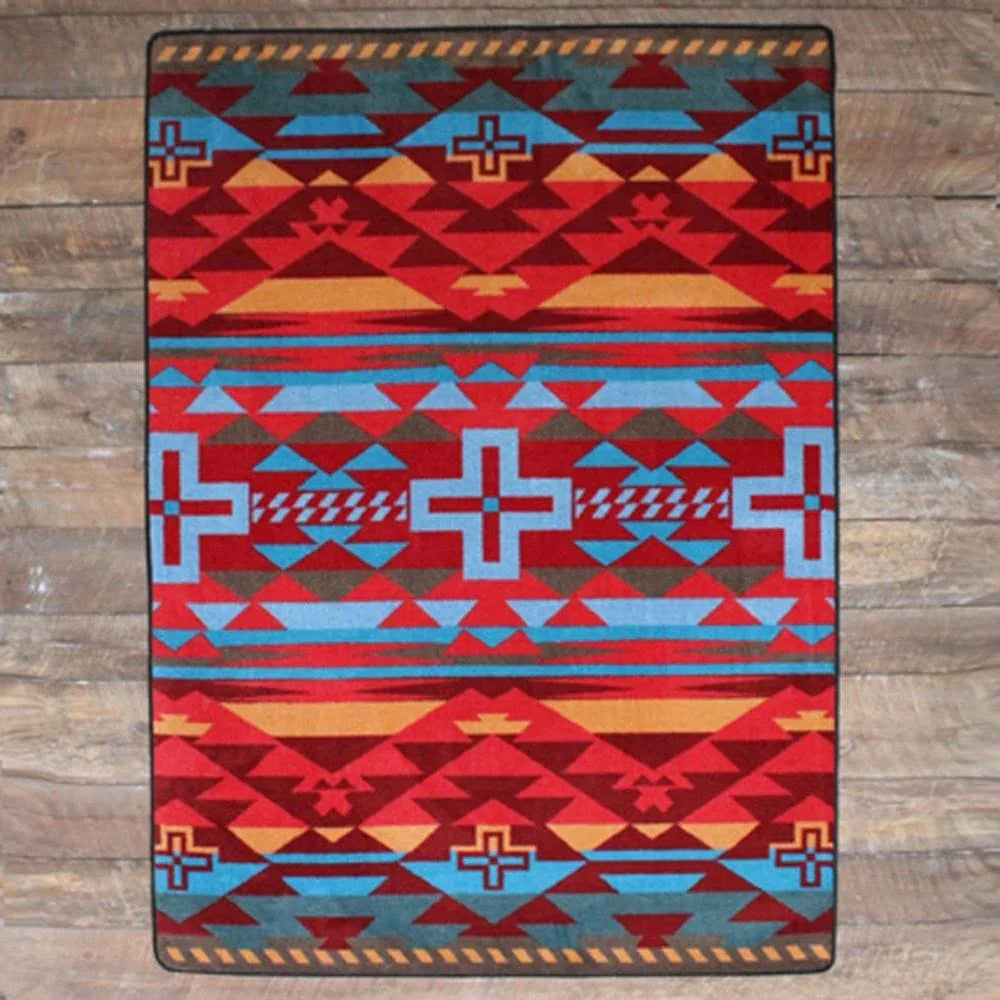 Rustic Cross Southwest Rugs in Several Colors - Your Western Decor