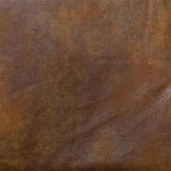Dark distressed faux leather bedding detail - Western bedding made in the USA