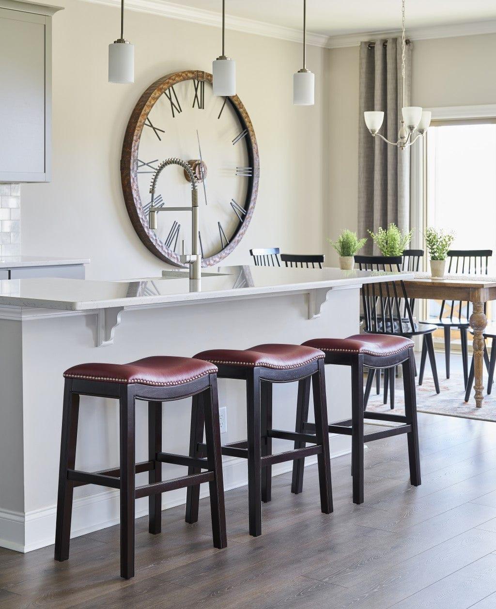 Saddle Style Counter Stools - Your Western Decor, LLC