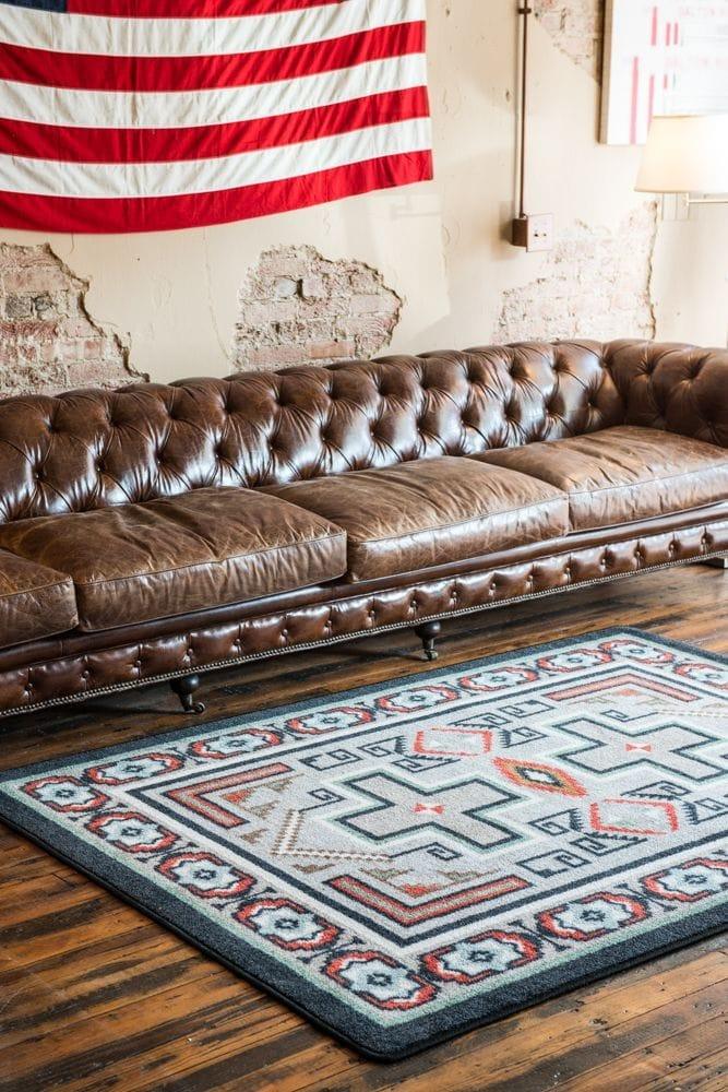 Sawtooth Western Area Rug - Made in the USA - Your Western Decor, LLC