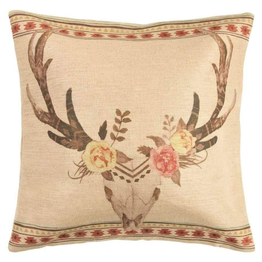 Sedona Summer Skull & Flowers Tray - Your Western Decor, LLC