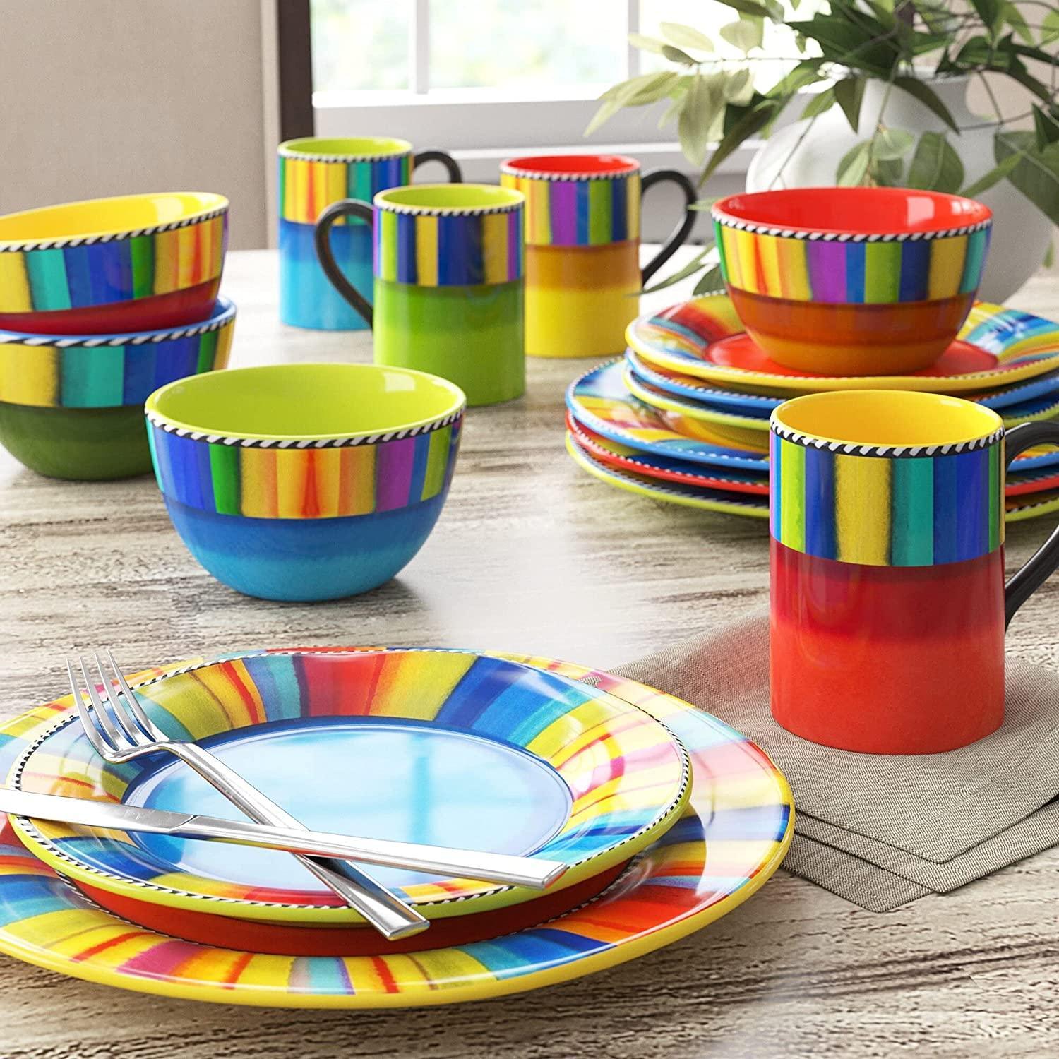 Senora Splash Southwest Dinnerware Set - Your Western Decor, LLC