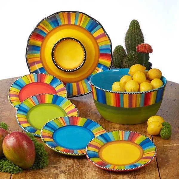 Senora Splash Southwest Tableware - Your Western Decor, LLC